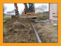 Raccordement réseau pluvial
